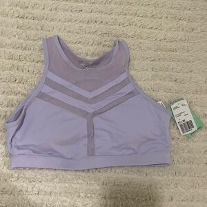 NWT Forever 21 Lilac Sports Bra - Size Large